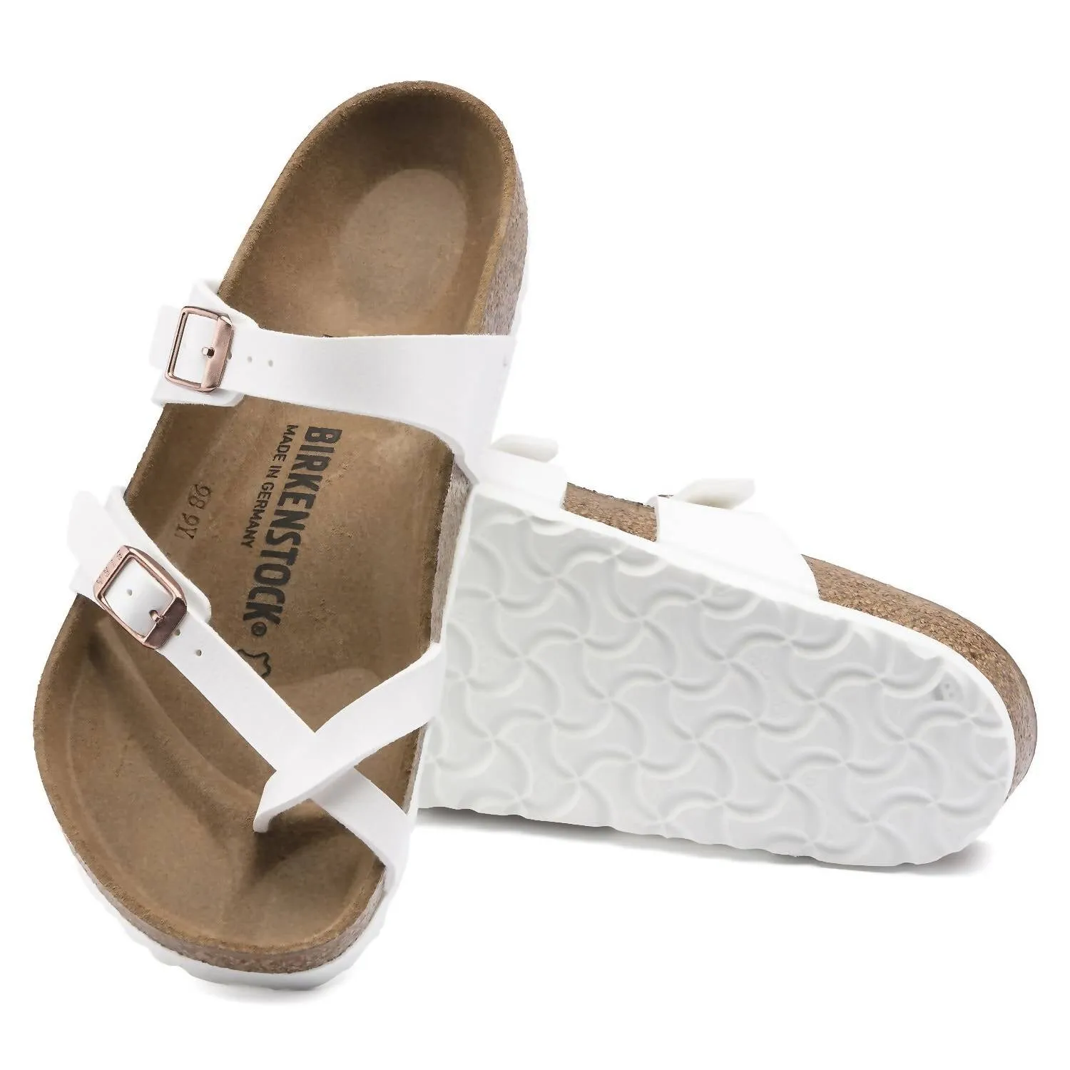Frauen Mayari Birko-Flor Sandalen - Regular Fit in Weiß
