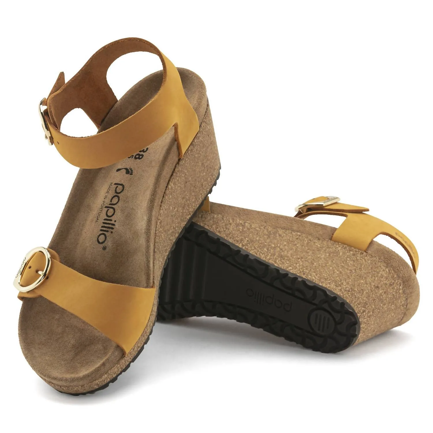 Damen Soley Ring Riemchensandalen in Aprikose