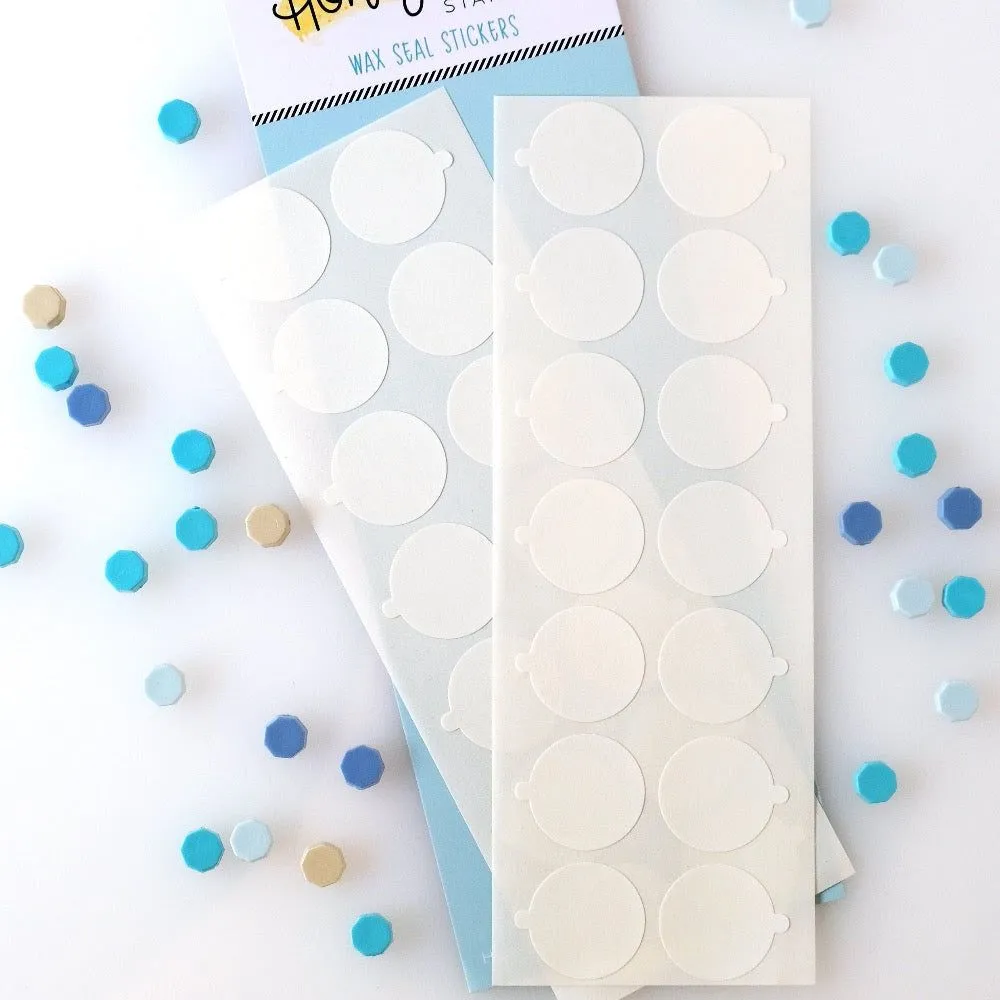 metal bronze Bee Creative 1" Wax Seal Stickers - 28 Pack
