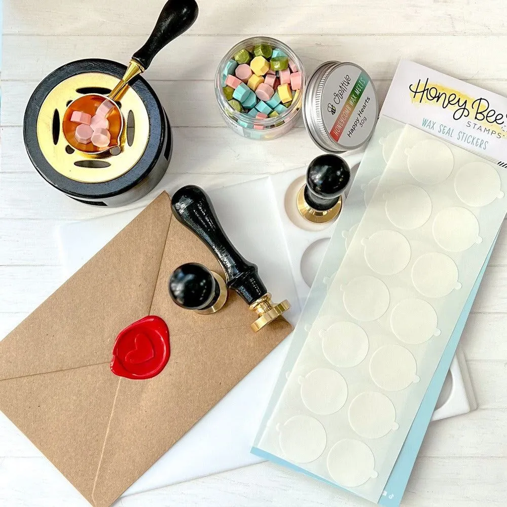 Bee Creative 1" Wax Seal Stickers - 28 Pack bundle latest