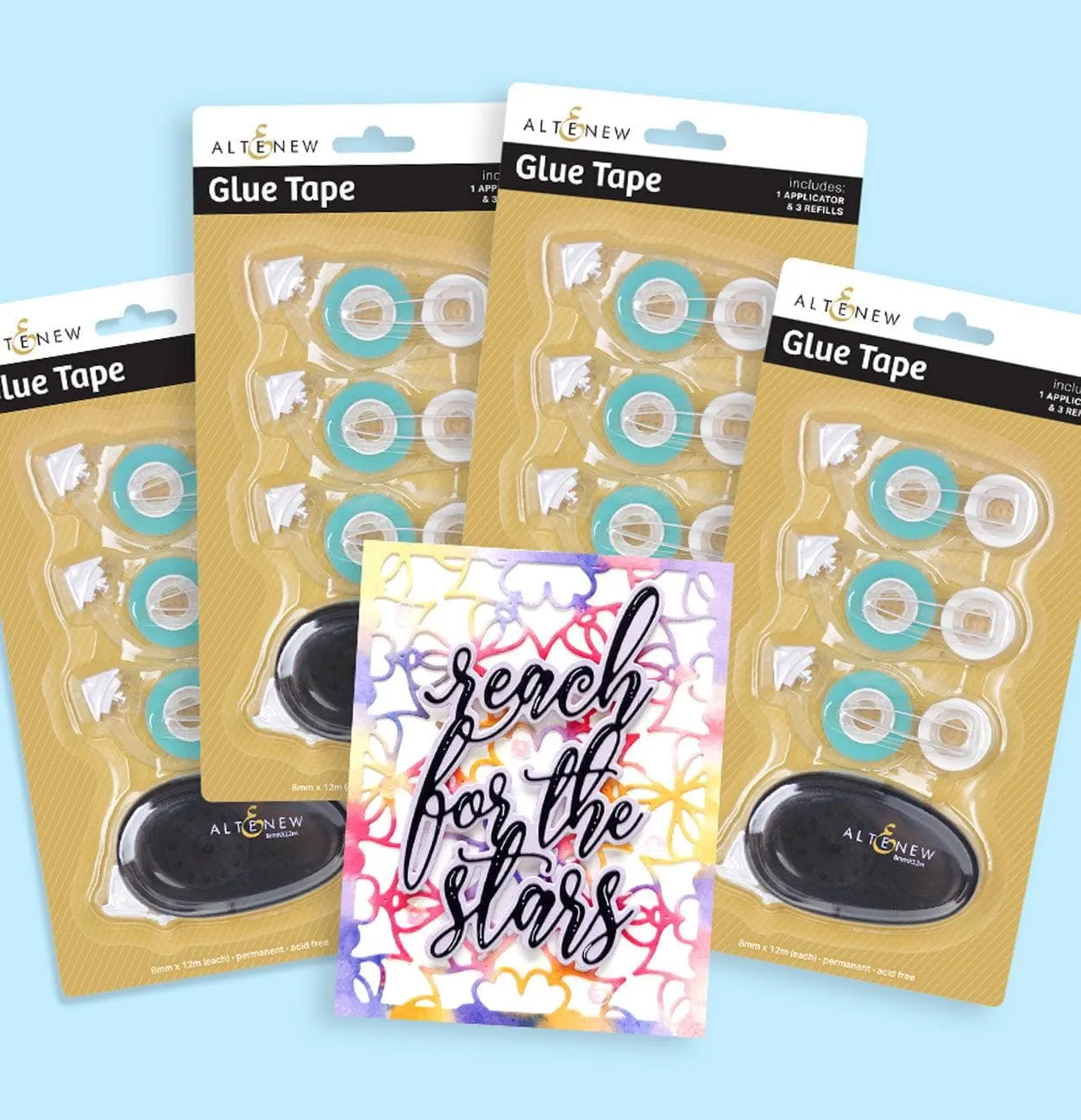 eco biodegradable Make It Sticky Glue Tape & Refills Bundle