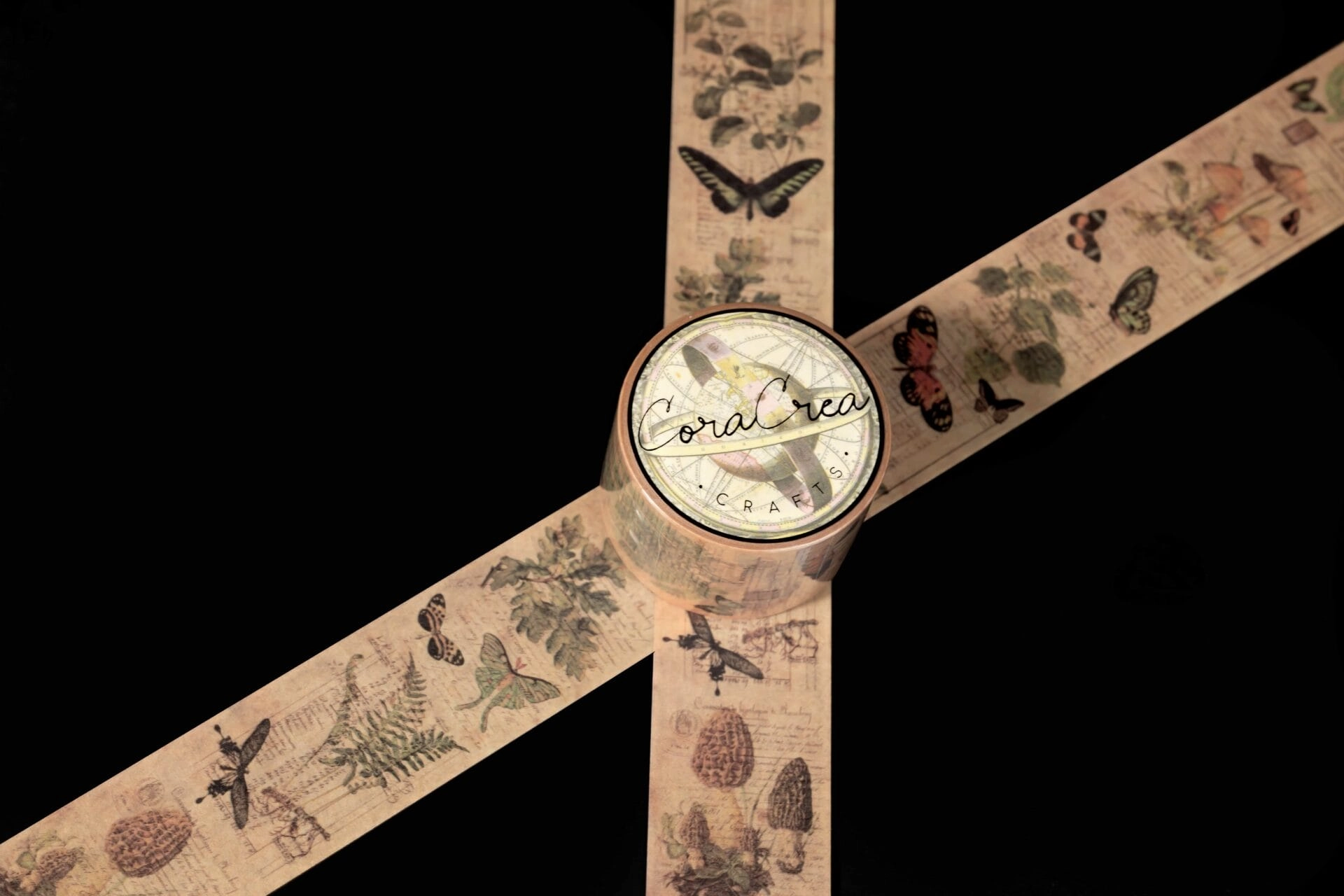 Butterfly Post Washi Tape leather