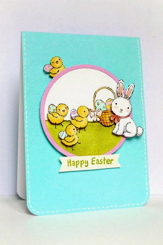 Easter Exchange Hedgehog Rubber Stamp pack premium