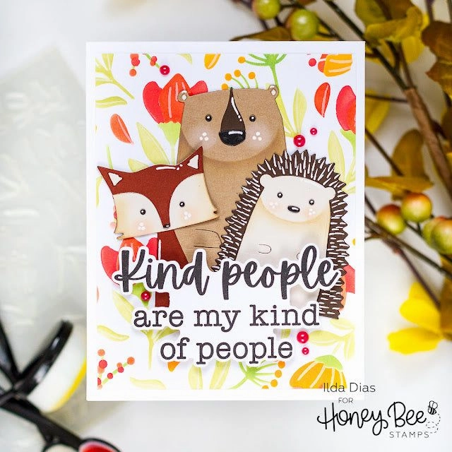 quality Kind People - 3X4 Stamp Set