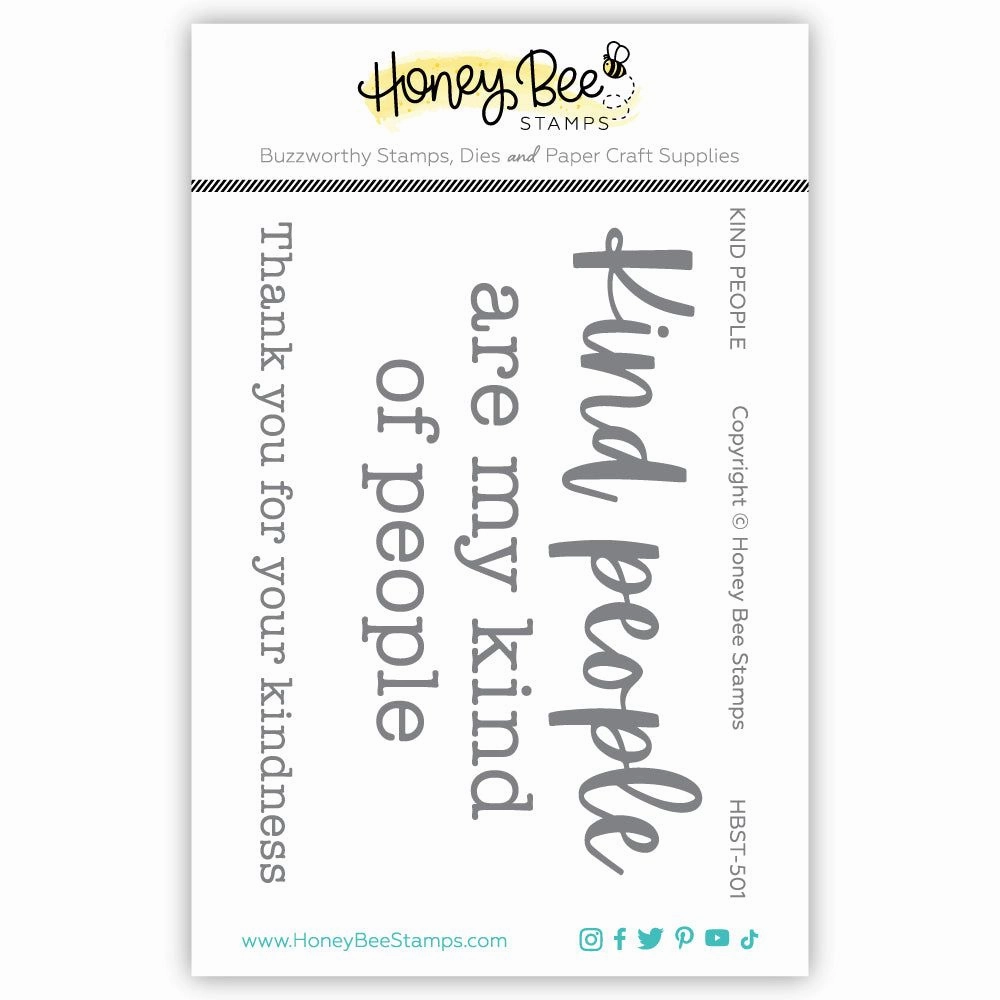 Kind People - 3X4 Stamp Set refillable