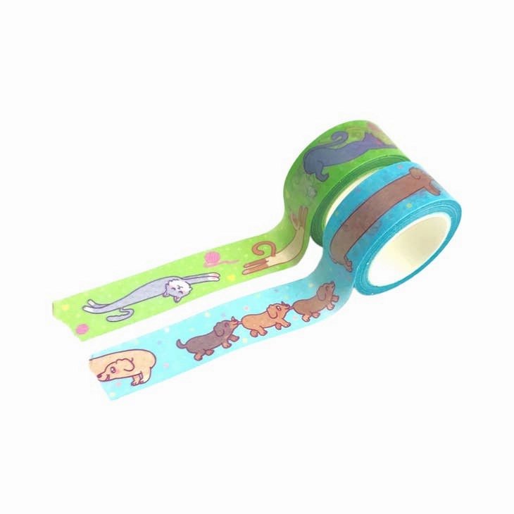 alloy Long Pets Washi Tape Box Set Of 2