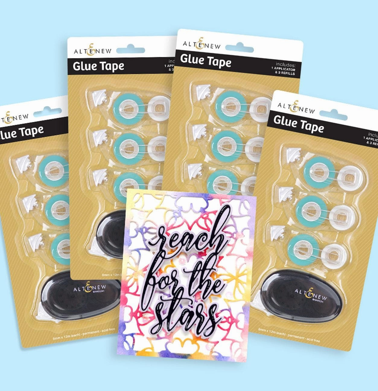 eco biodegradable Make It Sticky Glue Tape & Refills Bundle