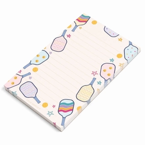 Pickleball Paddle Notepad narrow trendy