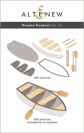Wooden Rowboat Die Set new neutral