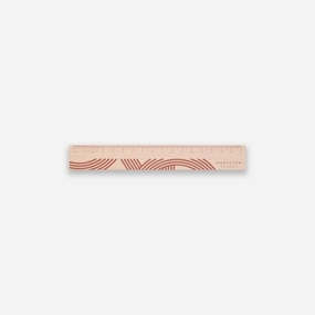 Wooden Ruler 17 resin set