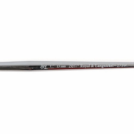 Short Handle Flat Paintbrush everyday round