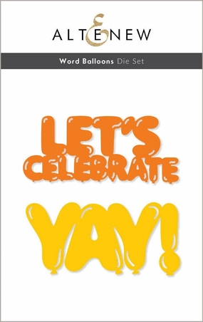 Word Balloons Die Set giant