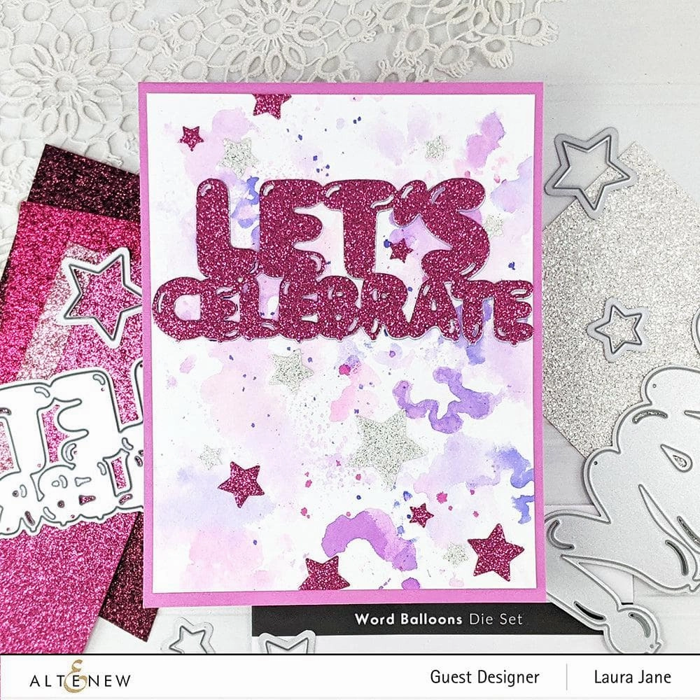vintage Word Balloons Die Set