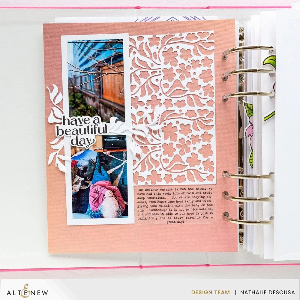 metallic exclusive Zero-Waste Fun Little Flowers Die