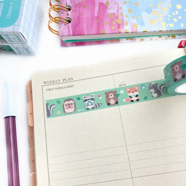 Woodland Animal Washi Tape cool