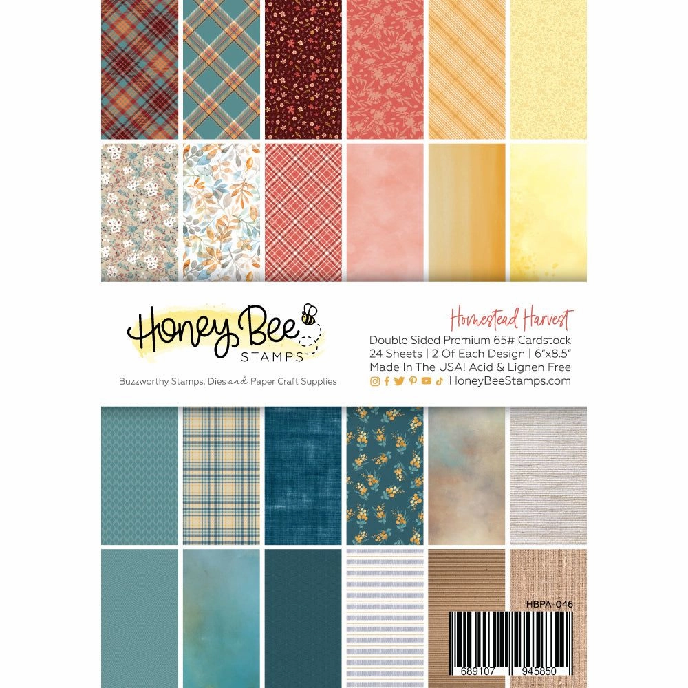 large retractable Homestead Harvest Paper Pad 6X8.5 - 24 Double-Sided Sheets