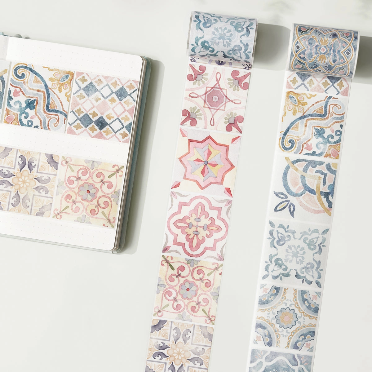 modern organic Mediterranean Tiles Wide Washi / Pet Tape