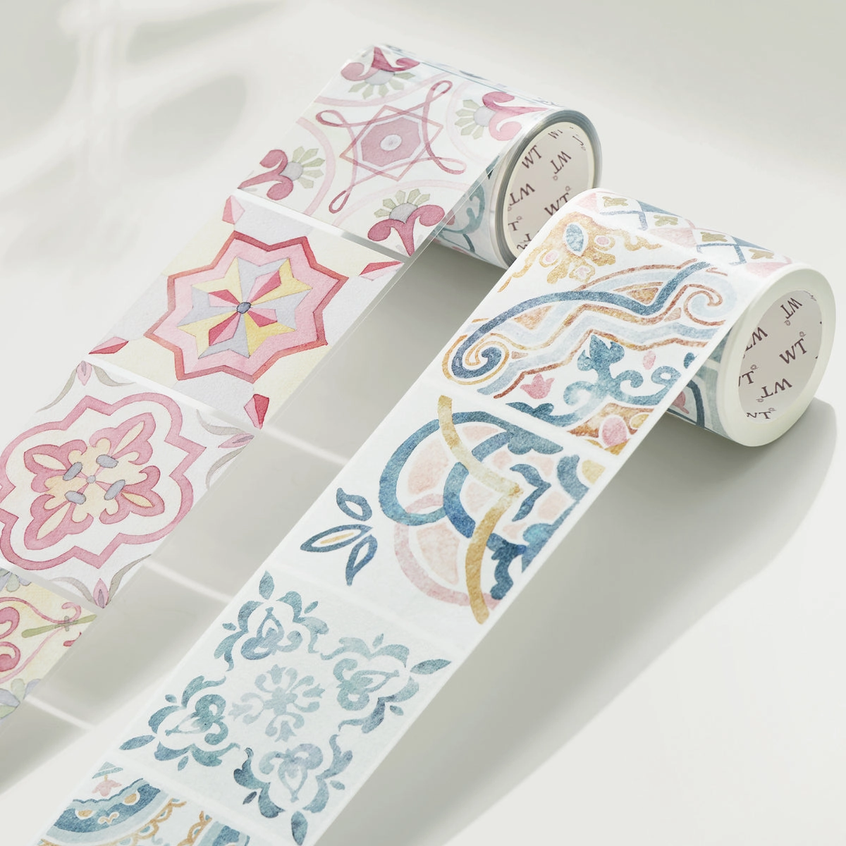Mediterranean Tiles Wide Washi / Pet Tape rugged