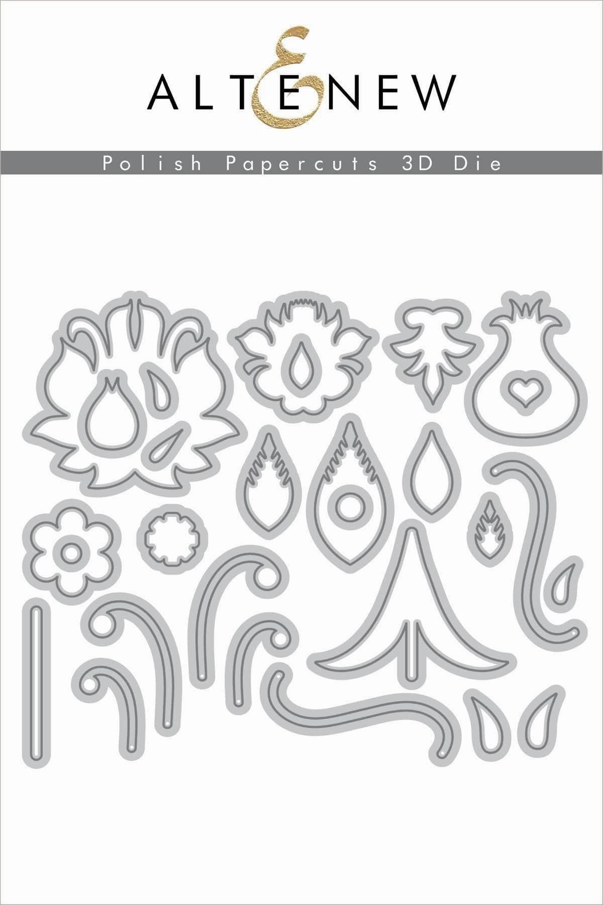 Polish Papercuts 3D Die matte