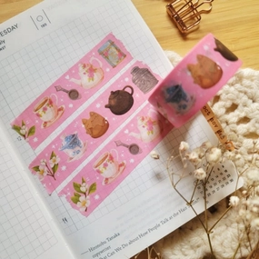 rubber Tea Time Washi Tape