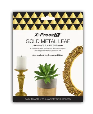trendy retro X-Press It Gold Metal Leaf