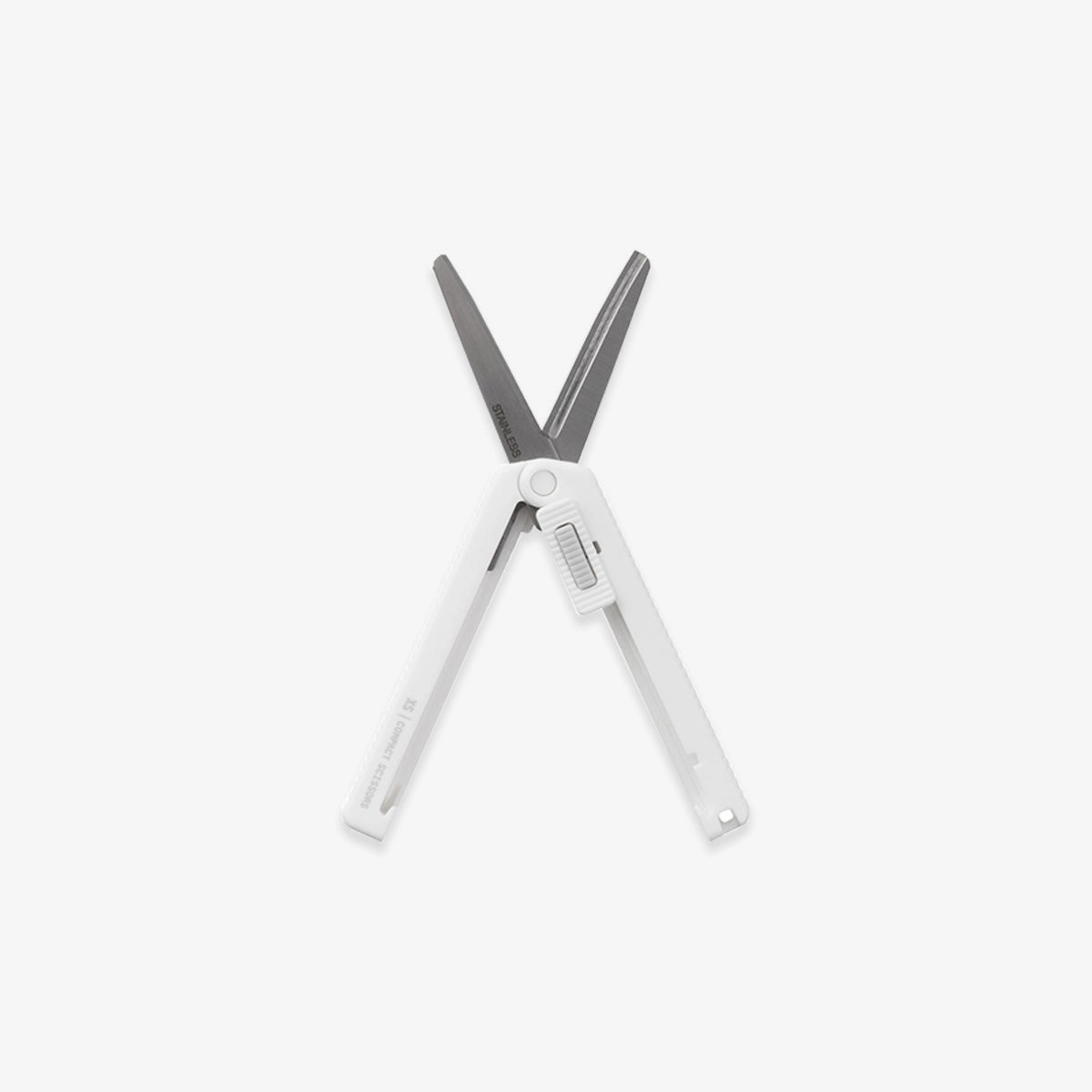 Xs Compact Scissors // White alloy minimalist