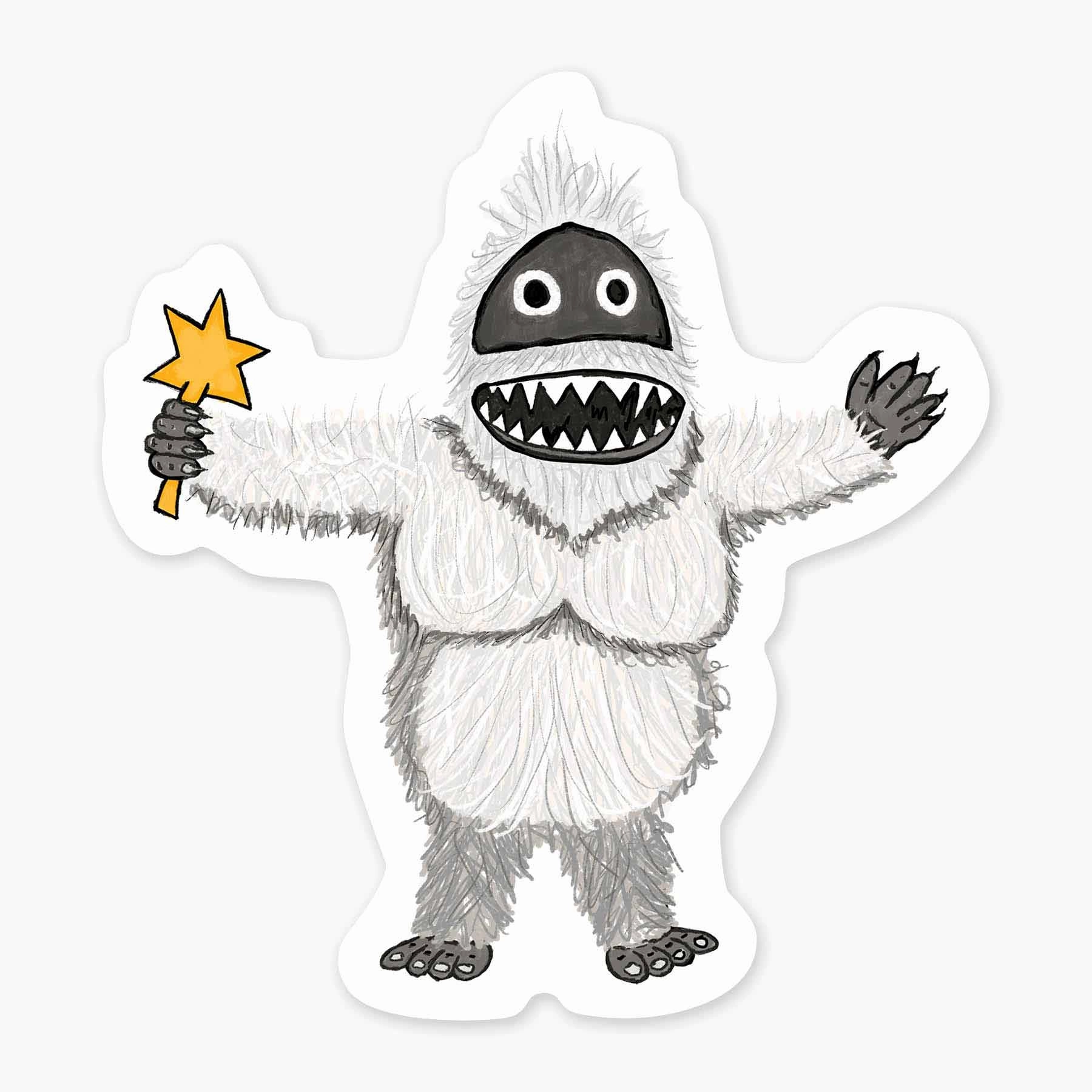 handy strong Yeti Vinyl Sticker