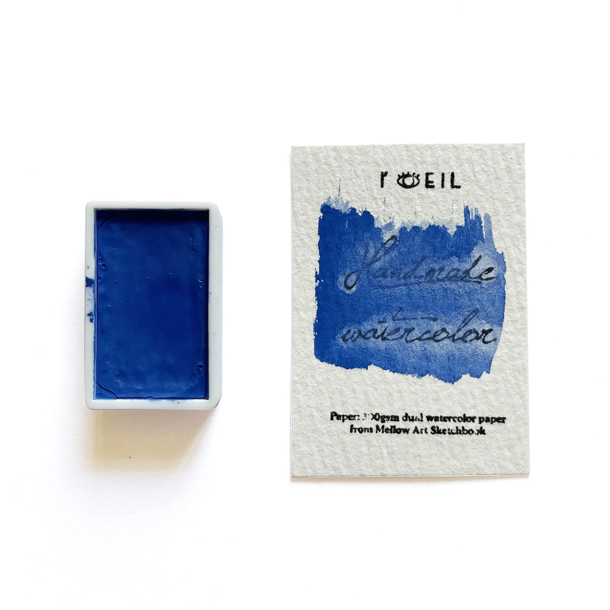 rubber sturdy Yinmn Blue Pb86 - Artist Grade Handmade Honey Based Watercolor Paint Full Pan 3.2Ml