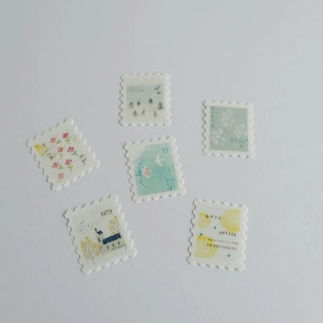 elegant springloaded Yohaku Flake Stickers - Letter
