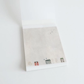 Yohaku Memo Pad - Itsuka No Machikado vintage retro
