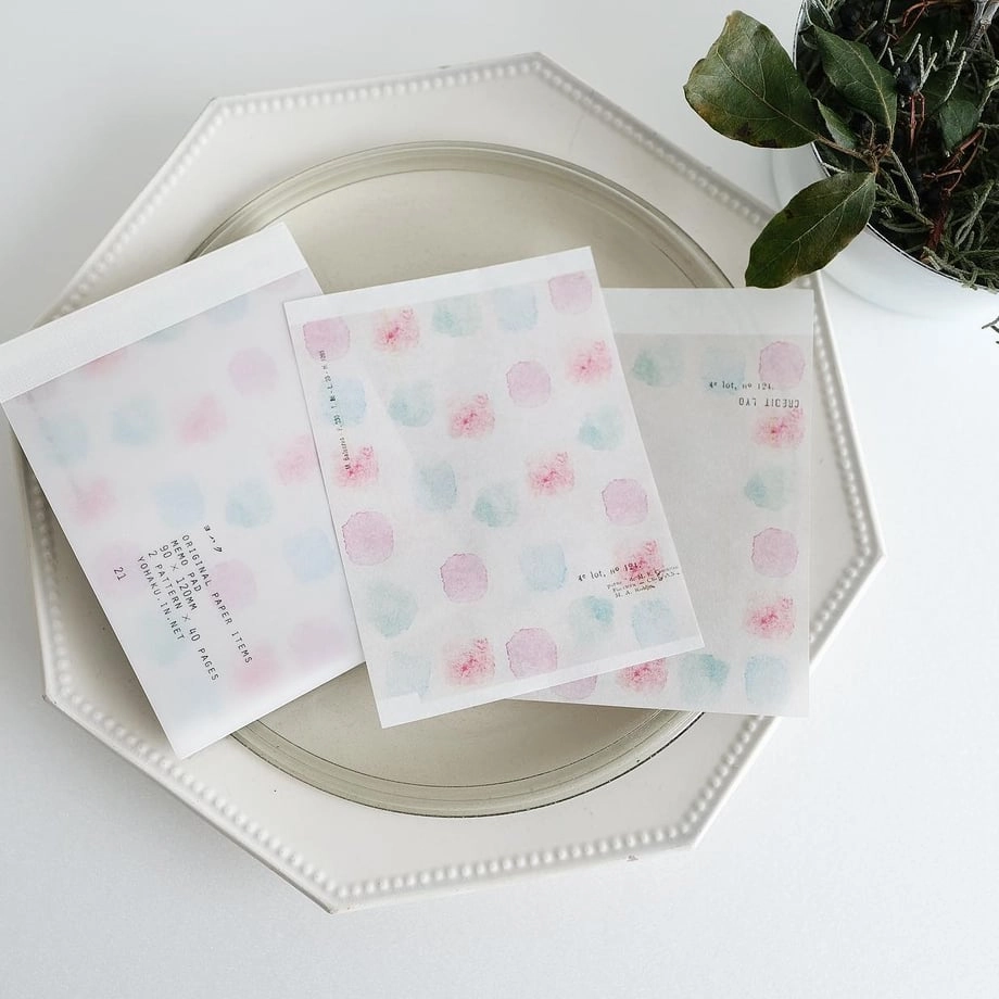 sealed ceramic Yohaku Memo Pad - Palette