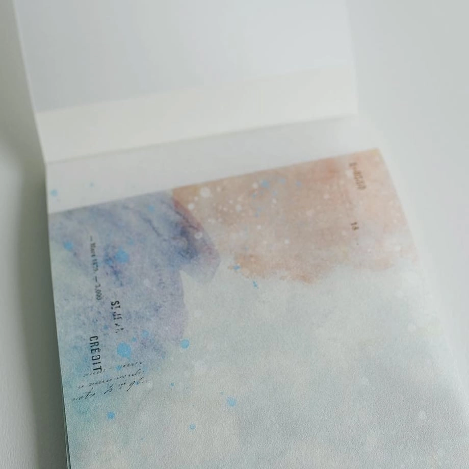 Yohaku Memo Pad - Yoake No Uta gift thin