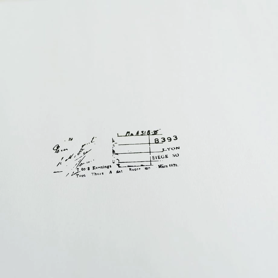 Yohaku Rubber Stamp - Recipe magnetic
