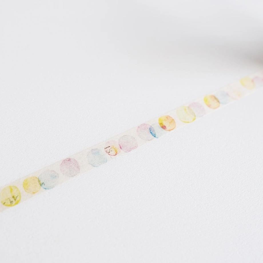 Yohaku Slim Washi Tape - Akogare versatile