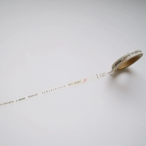 waterproof square Yohaku Slim Washi Tape - Image