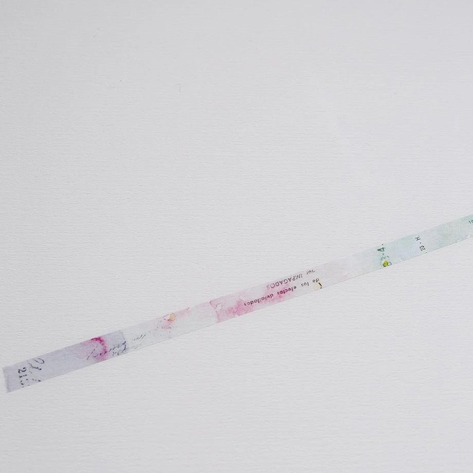 Yohaku Slim Washi Tape - Planetarium narrow round