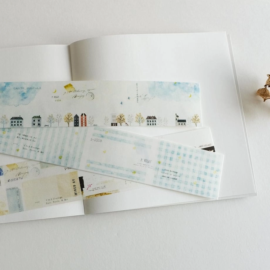 top Yohaku Tracing Paper Sticky Notes -  Itsuka No Machikado