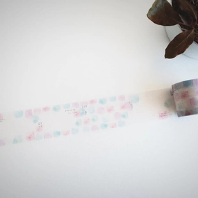 rubber tiny Yohaku Tracing Paper Sticky Notes - Palette