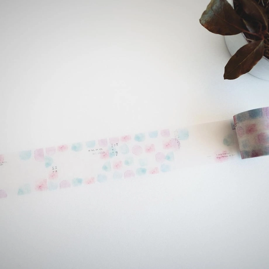 rubber tiny Yohaku Tracing Paper Sticky Notes - Palette