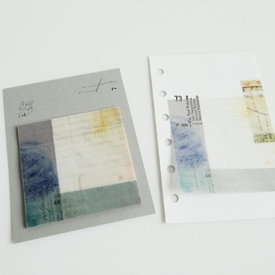 Yohaku Tracing Sticky Notes - Style leather