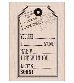 You Are Tag Stamp resilient expandable