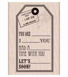 You Are Tag Stamp resilient expandable