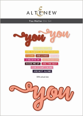 You Matter Die Set thin waterproof