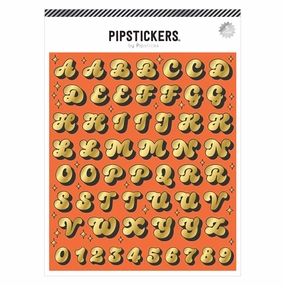 ceramic You'Re Golden Big Alphabet (5Ct) Stickers