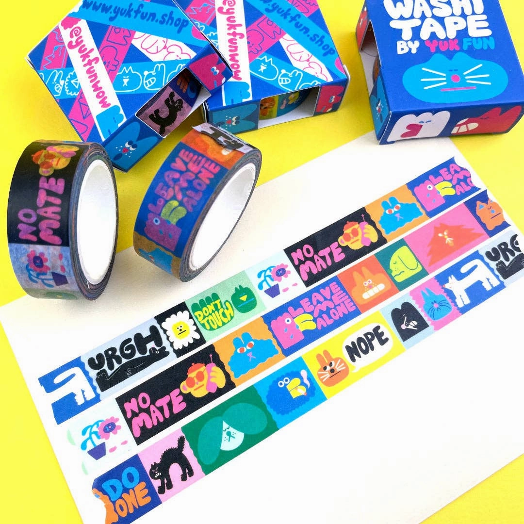 Yuk Fun Bad Washi Tape bright