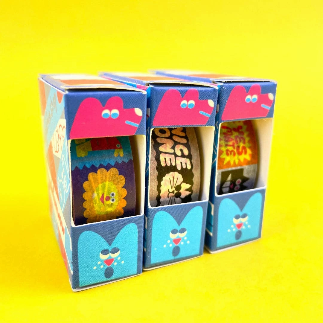 plastic synthetic Yuk Fun Good Washi Tape
