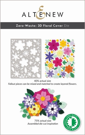 Zero-Waste 3D Floral Cover Die quickdry classic