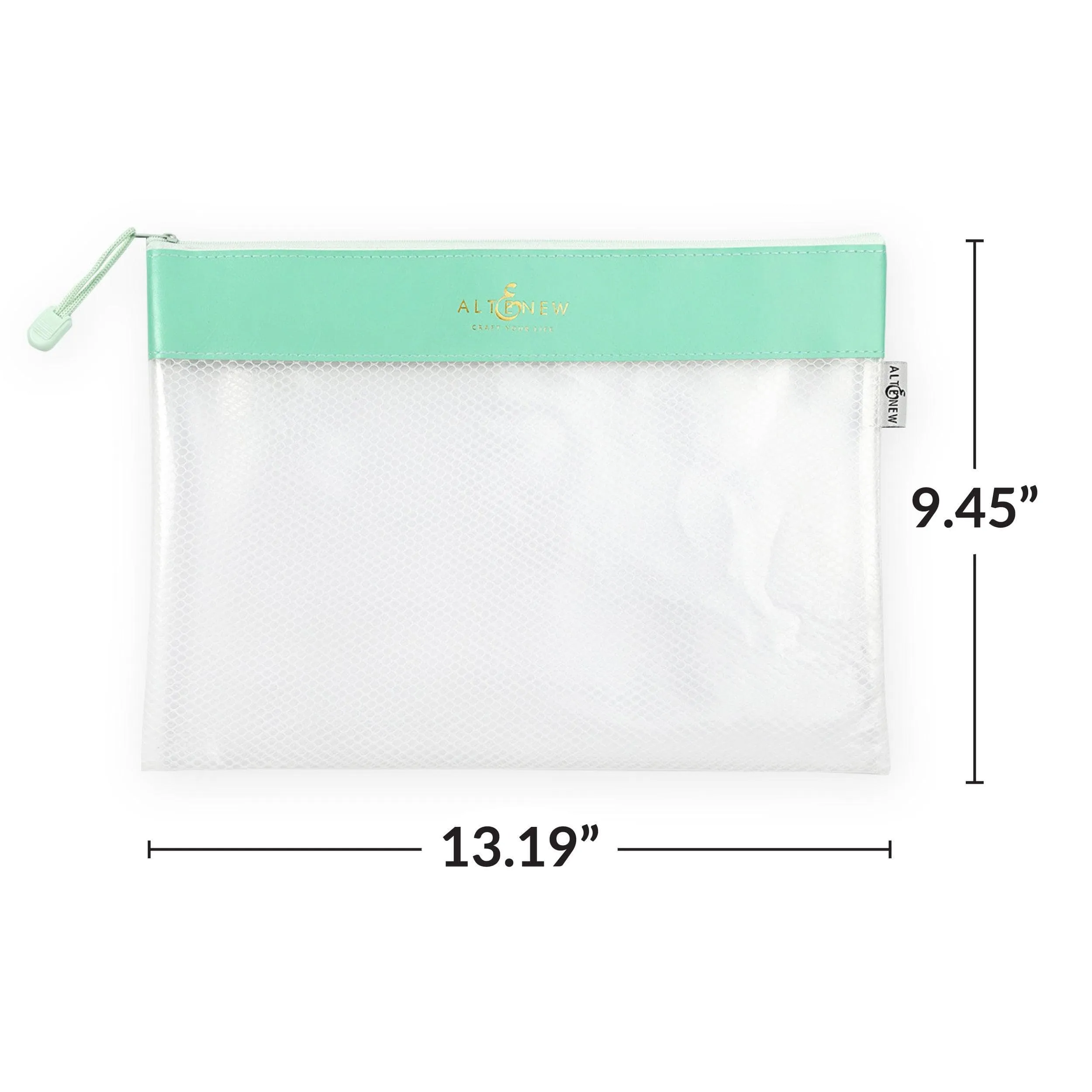 alloy Zip 'N' Stash - Teal (1/Pack)
