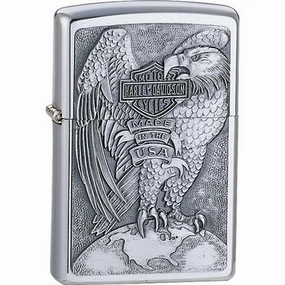 muted seasonal Zippo Harley Davidson Eagle & Globe